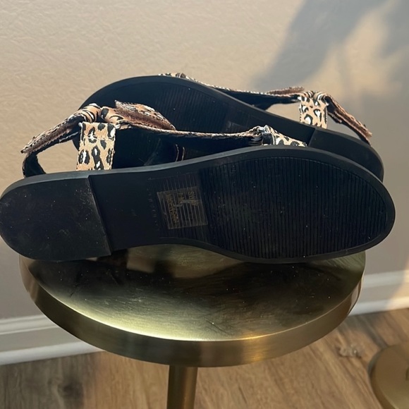 NWOT Sanctuary leopard print sandal Sz 7 - Picture 6 of 6